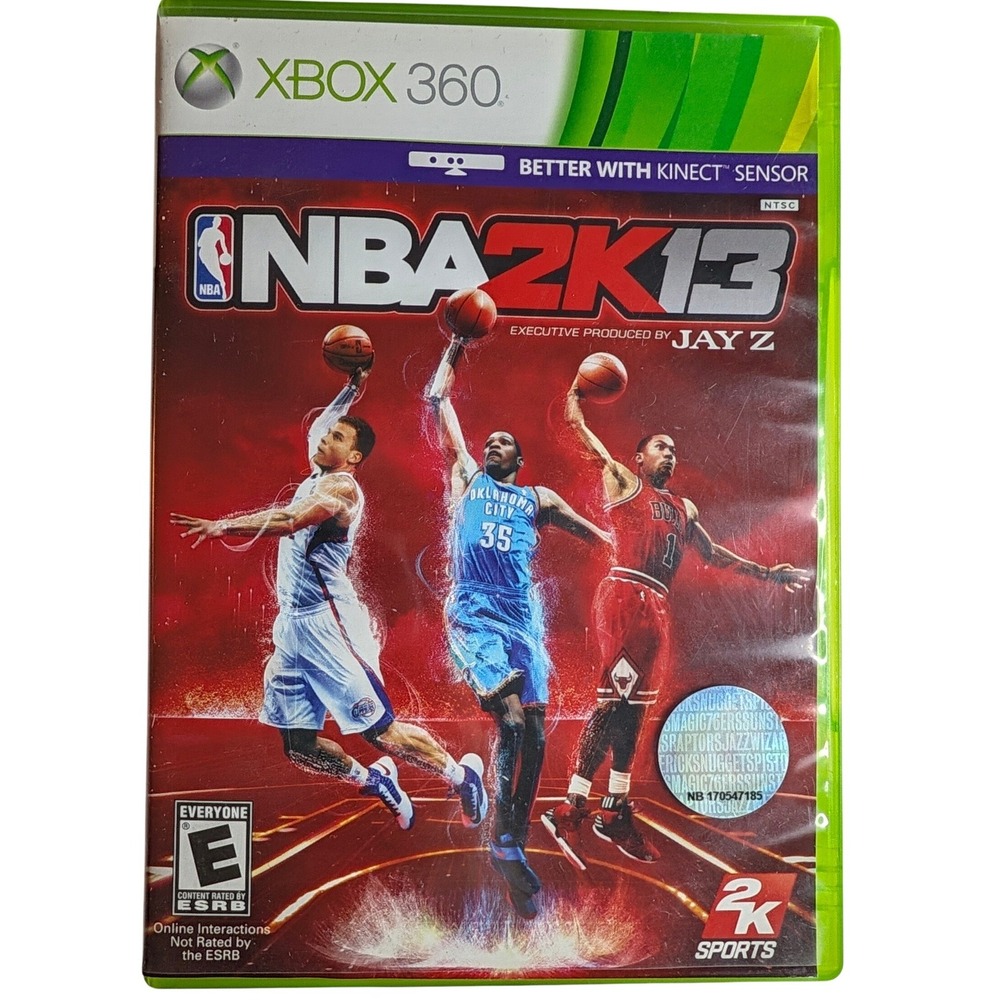 NBA 2K13 Xbox 360 Game 2K Sports Jay Z Produced Kevin Durant Blake Griffin Rose